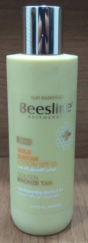 Beesline Gold Suntan Lotion SPF15